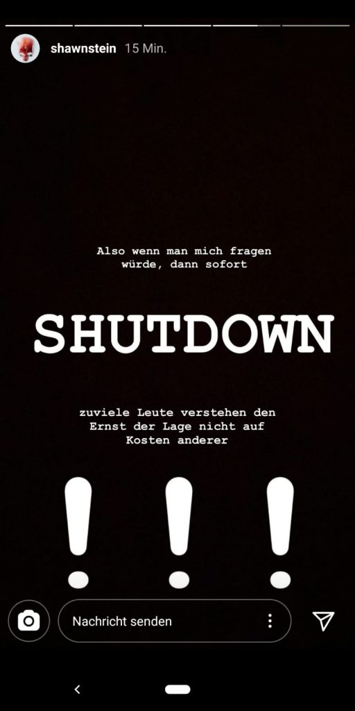 Shutdown Deutschland